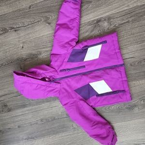 Girls Purple Snow Jacket